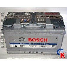 Аккумулятор Bosch (Бош) AGM 6СТ - 80 Евро