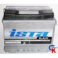 Аккумулятор ИСТА Блэк (ISTA Black) 6СТ - 66 A1 Евро
